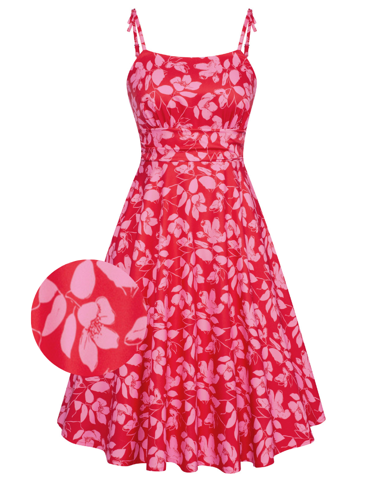 belle poque Summer Slip Dresses for Women Spaghetti Strap Midi Sun Dress Cute Casual Dress with Pockets