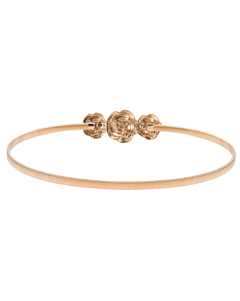 belle poque Skinny Punk Elastic Alloy Belt