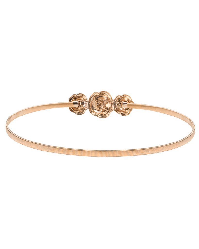 belle poque Skinny Punk Elastic Alloy Belt