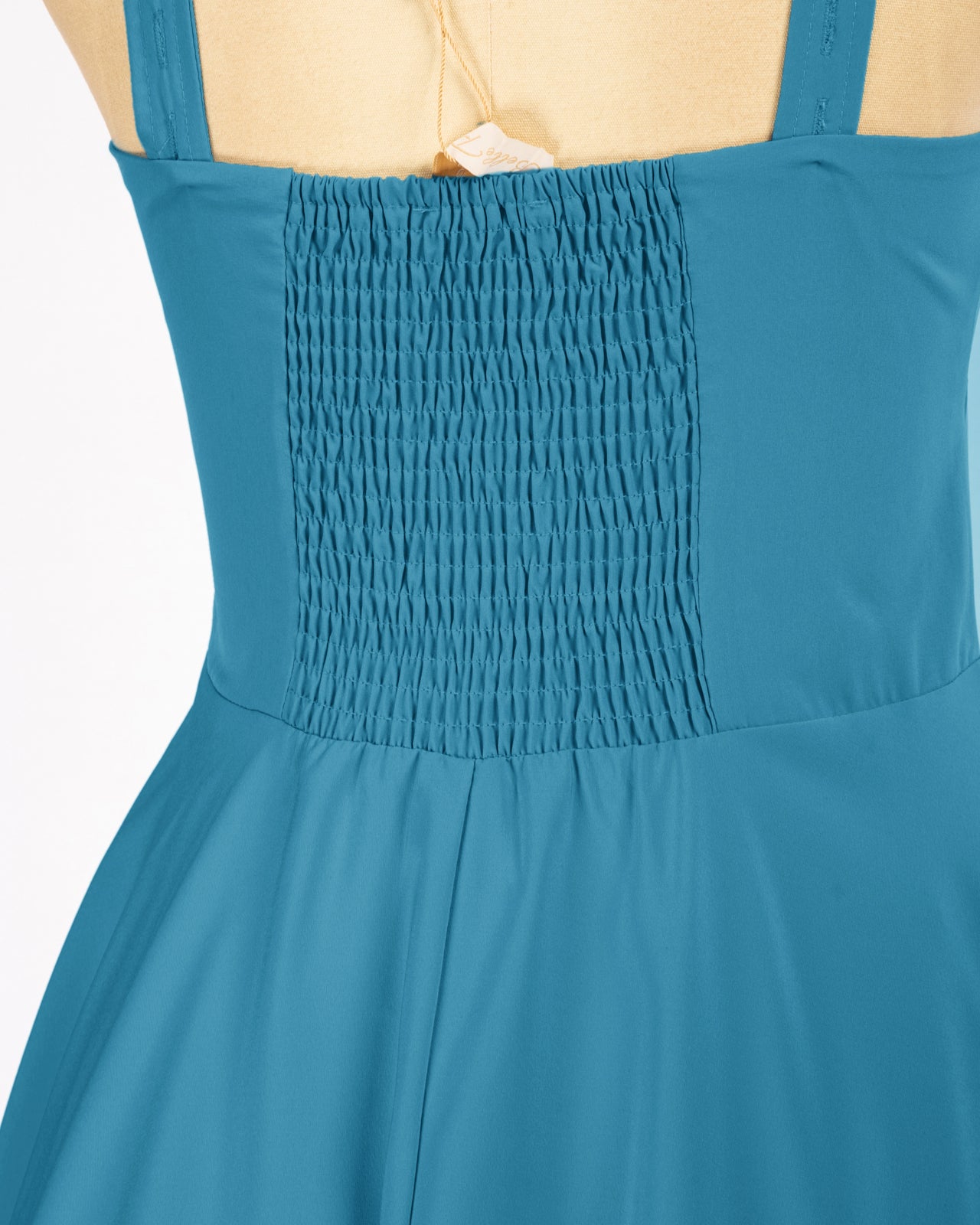 belle poque Vintage Two-Way Defined Waist Dress Ruched Bodice Flared A-Line Dress