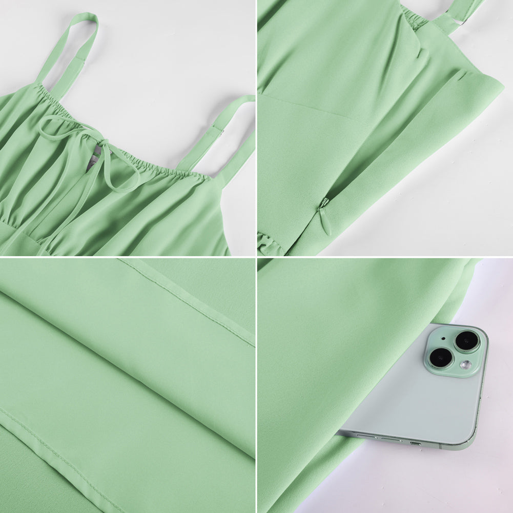 belle poque Summer Dress for Women 2026 Sleeveless Sundress Flowy Wedding Guest Dresses