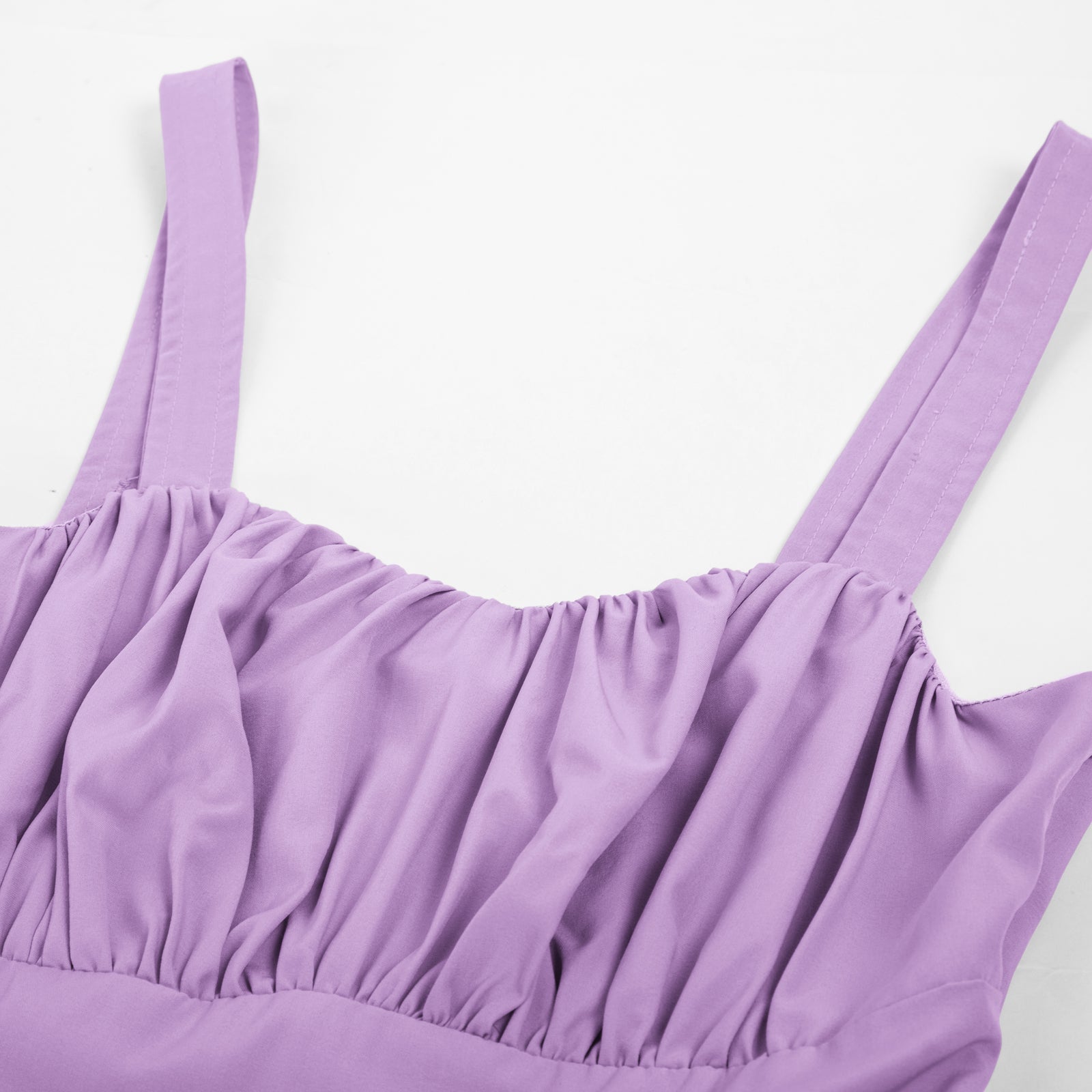 belle poque Vintage Two-Way Defined Waist Dress Ruched Bodice Flared A-Line Dress