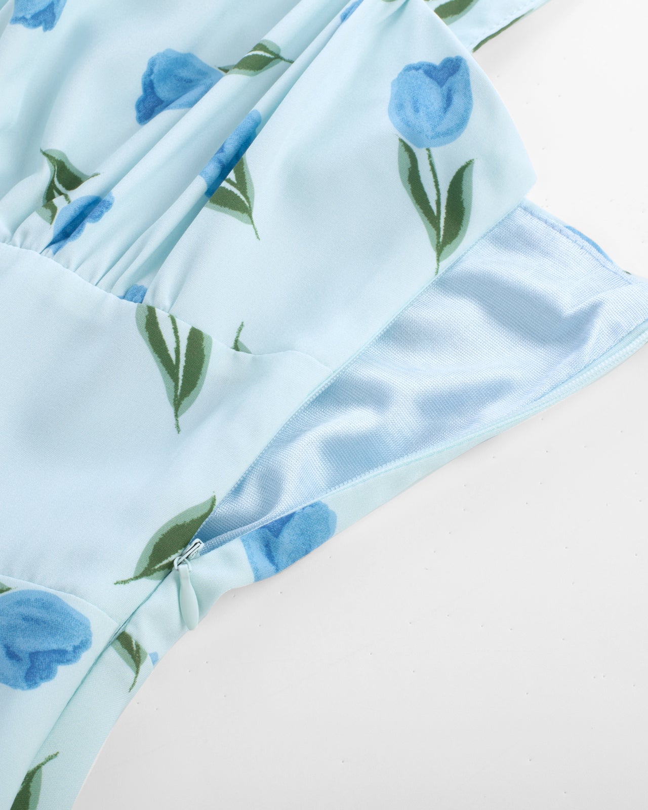 belle poque Vintage Two-Way Defined Waist Dress Ruched Bodice Flared A-Line Dress