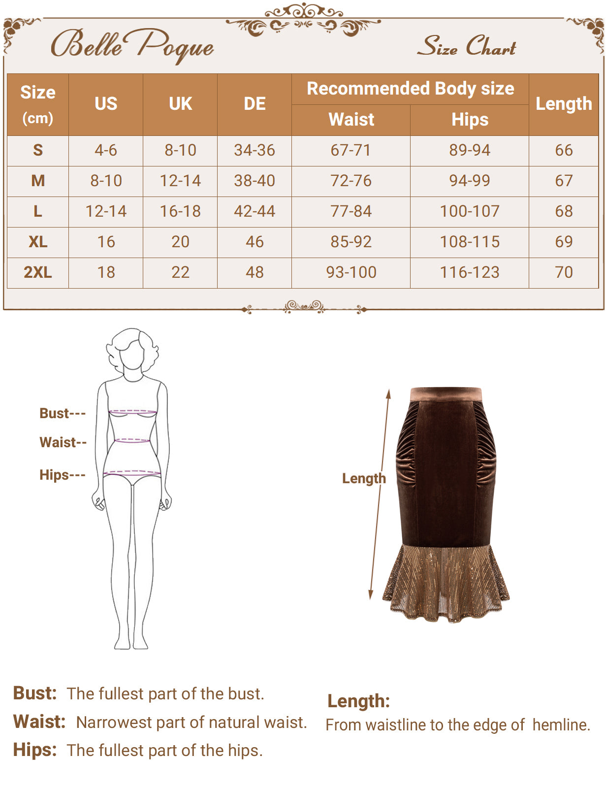 belle poque Seckill Offer⌛Vintage Sequined Mermaid Skirt High Waist Ruched Bodycon Skirt