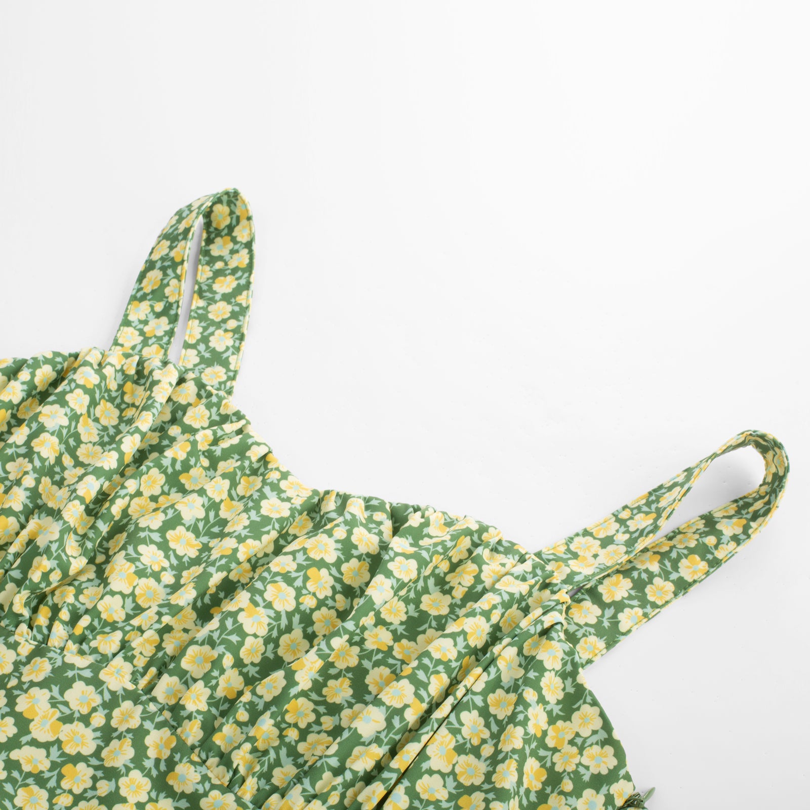 belle poque Vintage Two-Way Defined Waist Dress Ruched Bodice Flared A-Line Dress