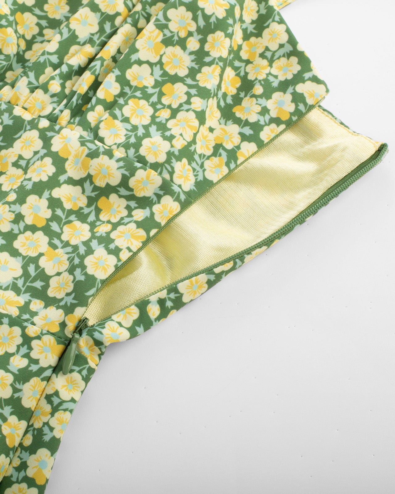 belle poque Vintage Two-Way Defined Waist Dress Ruched Bodice Flared A-Line Dress