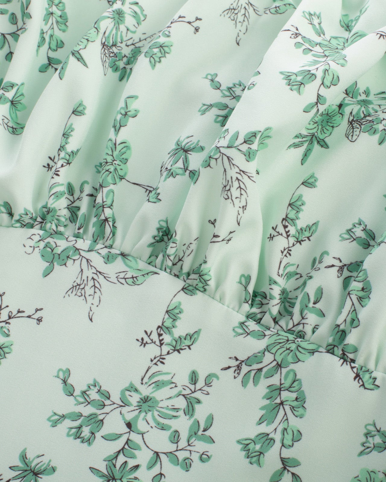 belle poque Vintage Two-Way Defined Waist Dress Ruched Bodice Flared A-Line Dress