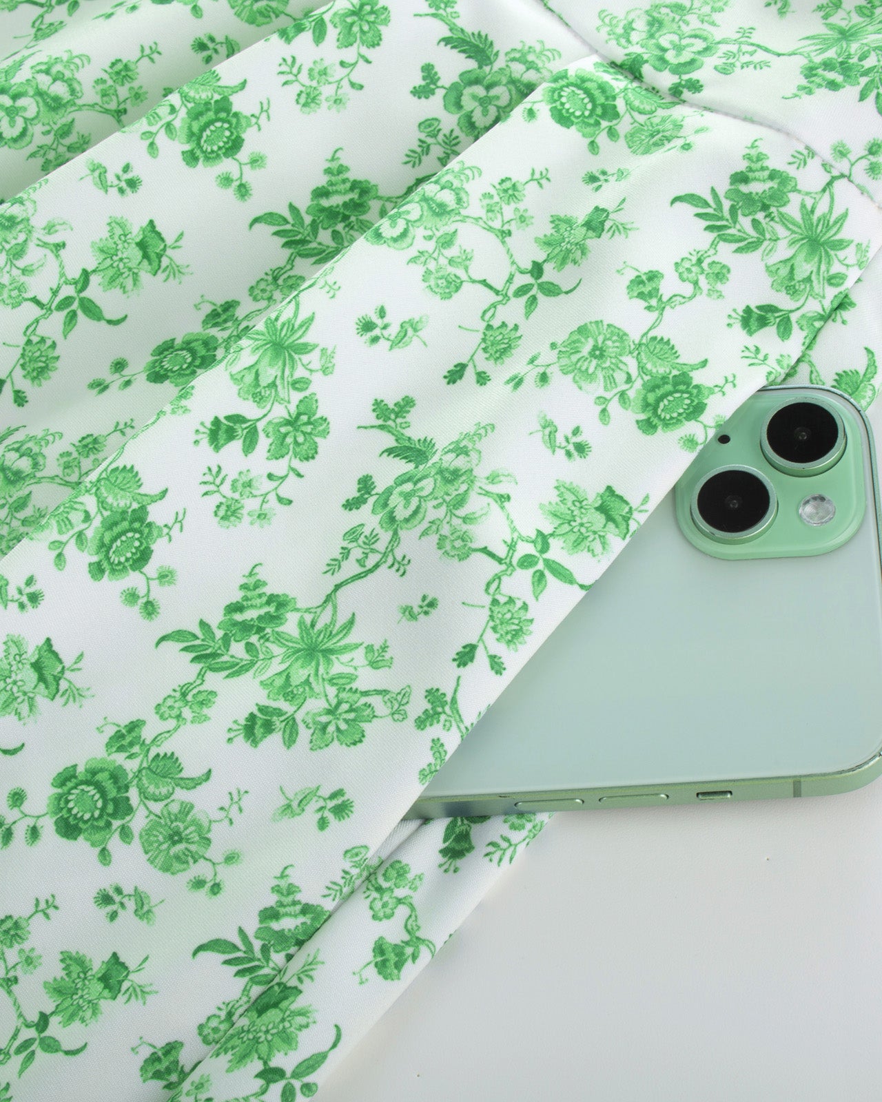 belle poque Pleated Buttons Decorated Elastic Waist High Waist Swing A-Line Skirt with Pockets