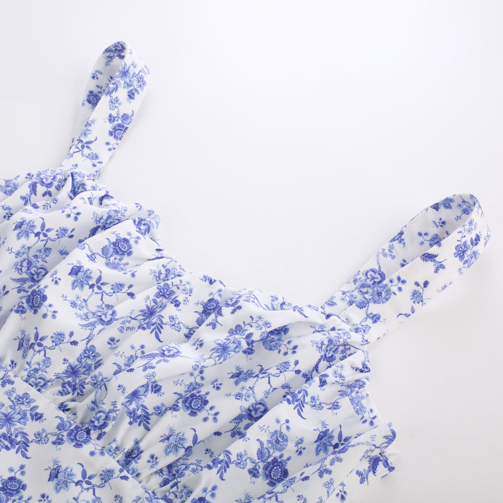 belle poque Vintage Two-Way Defined Waist Dress Ruched Bodice Flared A-Line Dress