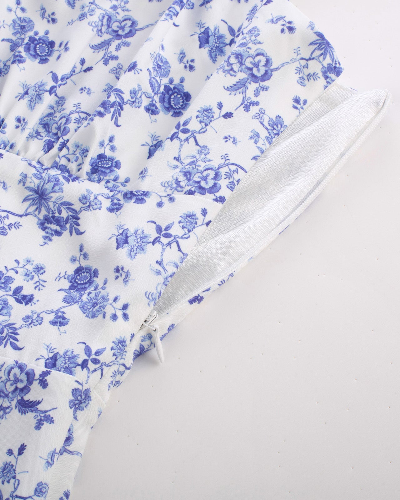 belle poque Vintage Two-Way Defined Waist Dress Ruched Bodice Flared A-Line Dress