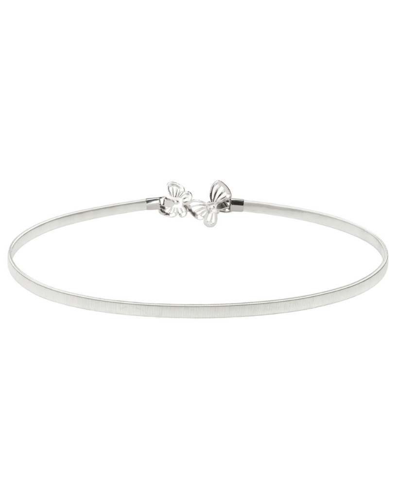 belle poque Skinny Punk Elastic Alloy Belt