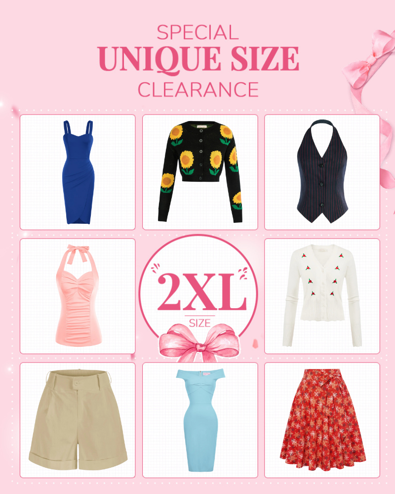 belle poque BellePoque's Unique Size Clearance-Double Extra Large Size ($110 GET 10PCS-CODE:US5)