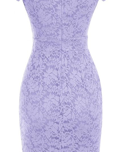 belle poque Cocktail Dress for Women Cap Sleeve Lace Dress for Wedding Guest Business Casual Dresses