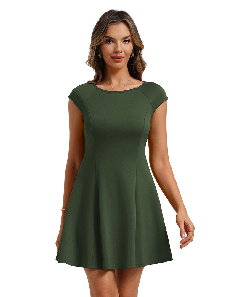 belle poque 2026 Elegant Formal Classy Cocktail Party Dress Boat Neck Short Dresses