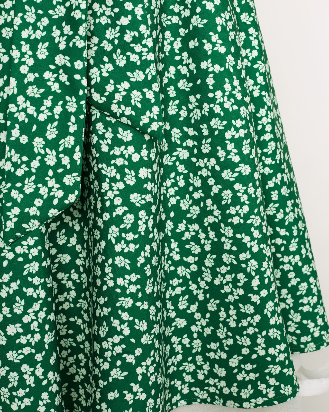 belle poque Floral Patterns Women's High Waist Bow Decorated A-Line Pockets Skirt