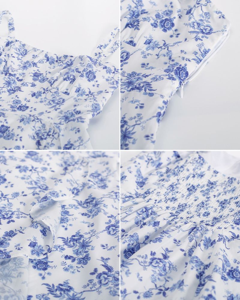 belle poque Sun Dresses for Women 2025 Boho Midi Fairy Wedding Guest Dresses