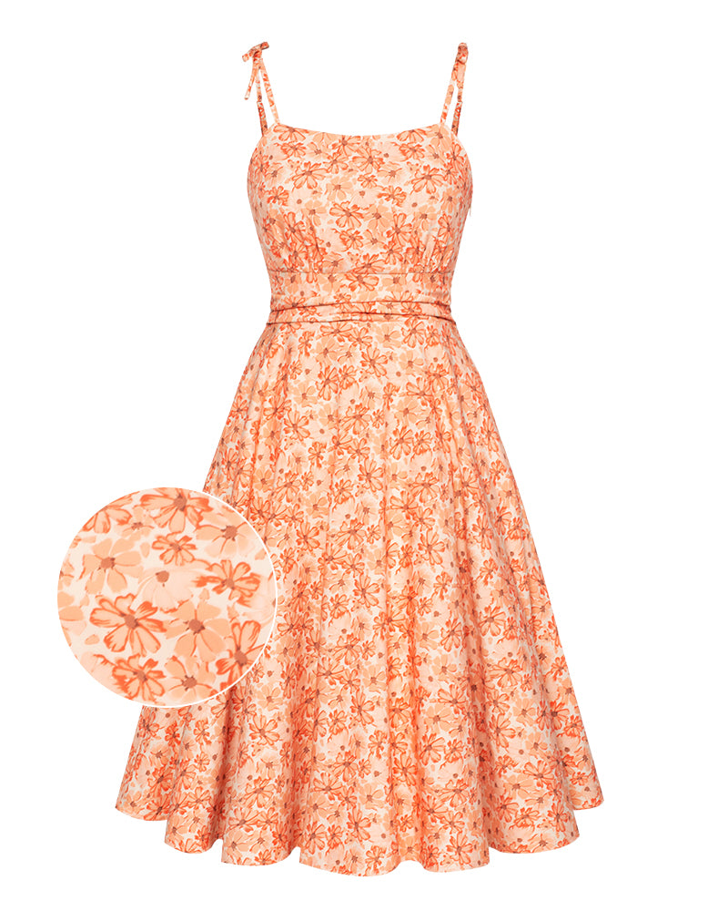 belle poque Summer Slip Dresses for Women Spaghetti Strap Midi Sun Dress Cute Casual Dress with Pockets