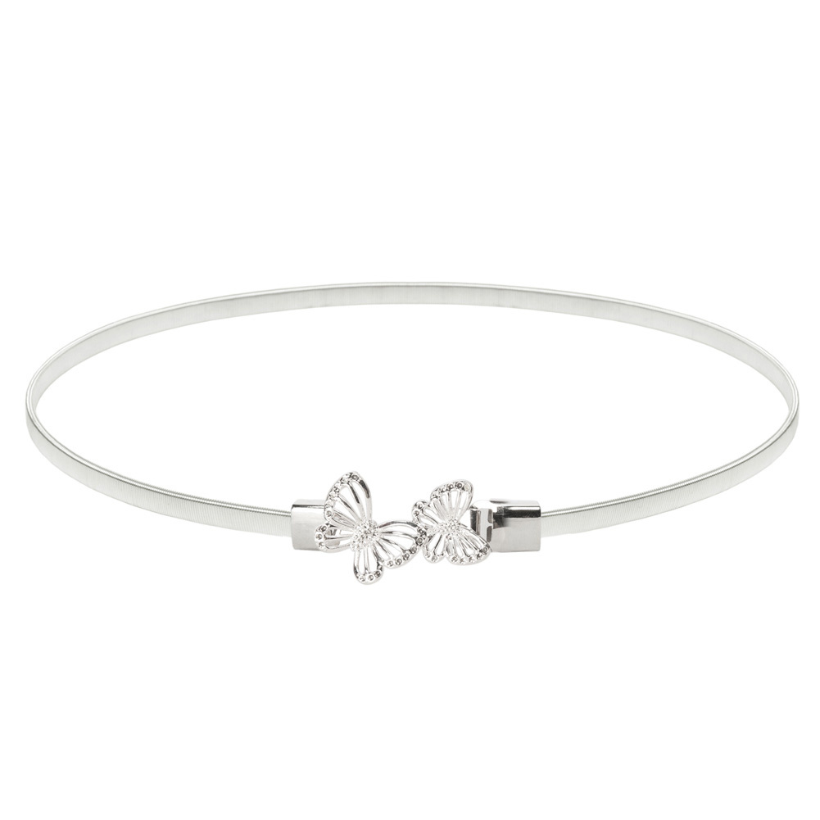 belle poque Skinny Punk Elastic Alloy Belt set3