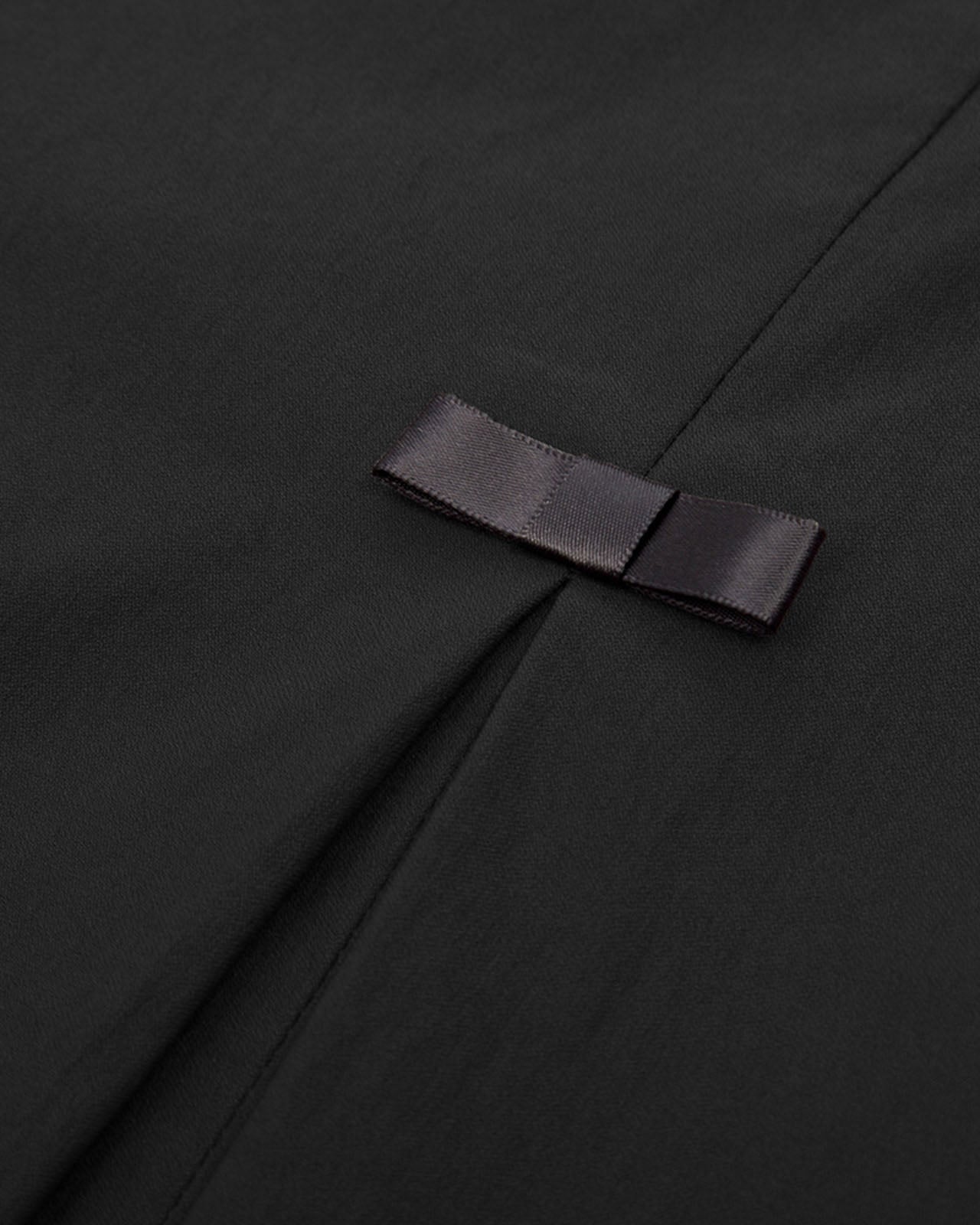 belle poque Vintage Bow-Knot Decorated Hips-Wrapped Bodycon Pencil Skirt