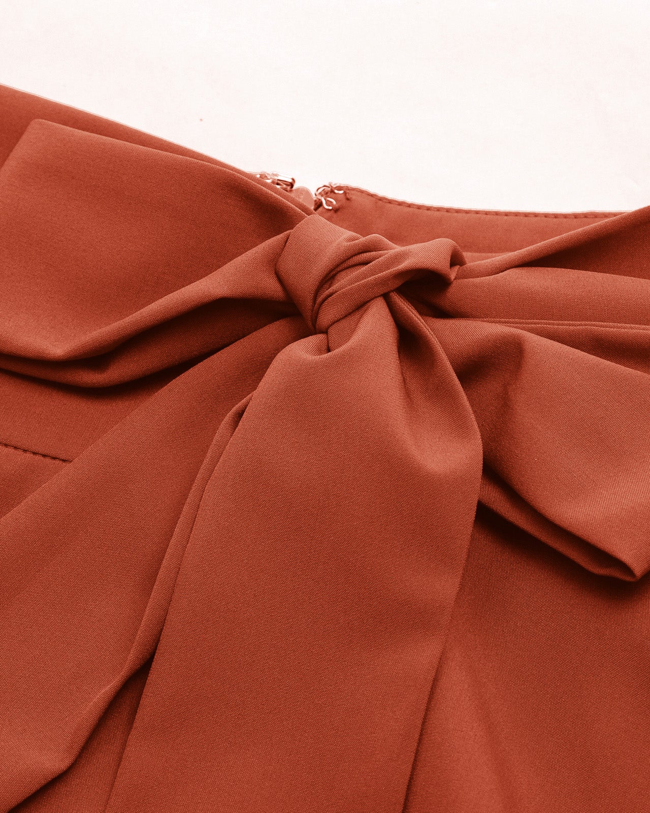 belle poque Floral Patterns Women's High Waist Bow Decorated A-Line Pockets Skirt