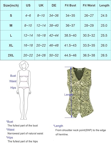 belle poque Waistcoat Vest Vintage Steampunk Dress Jacquard Jacket