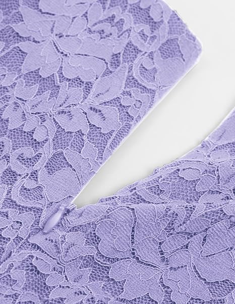 belle poque Cocktail Dress for Women Cap Sleeve Lace Dress for Wedding Guest Business Casual Dresses