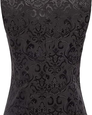 belle poque Waistcoat Vest Vintage Steampunk Dress Jacquard Jacket
