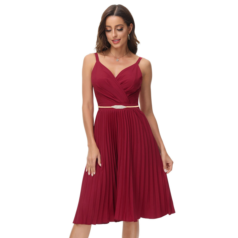 belle poque Skinny Punk Elastic Alloy Belt