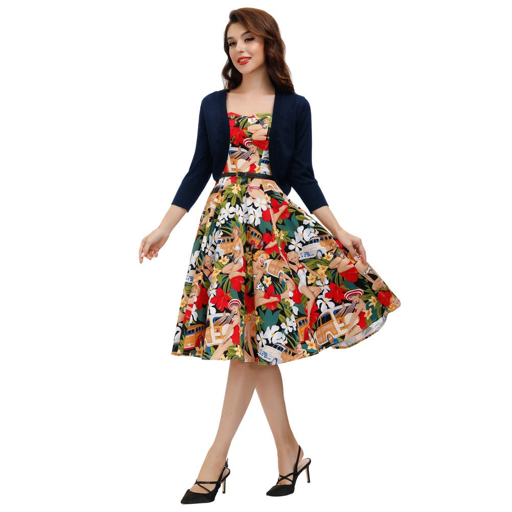 belle poque 3/4 Sleeve Bolero Shrug Open Front Knit Cropped Cardigan Sweater