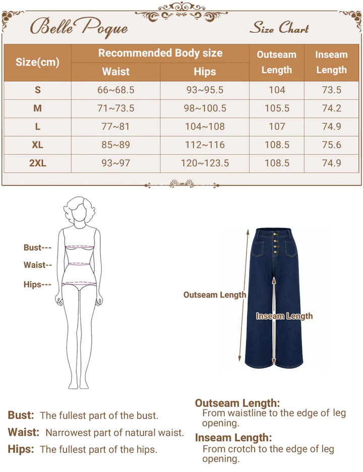 belle poque BellePoque's Vintage Pants Hot Sale