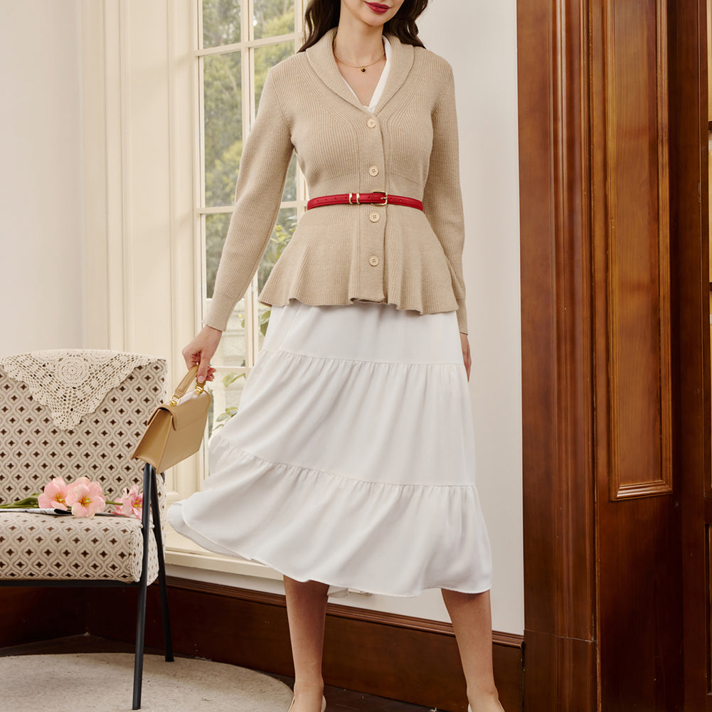 belle poque Women 2pcs Classic Buckle Waist Belt Ladies Polyurethane Leather Narrow Belt