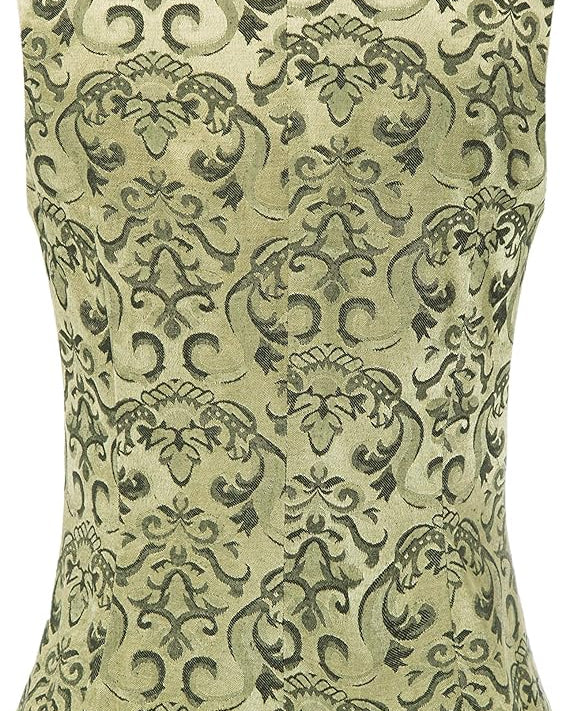 belle poque Waistcoat Vest Vintage Steampunk Dress Jacquard Jacket