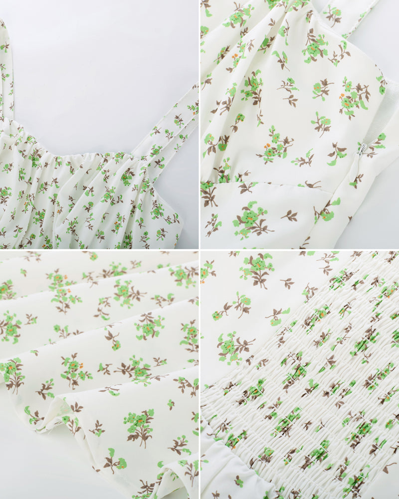 belle poque Vintage Two-Way Defined Waist Dress Ruched Bodice Flared A-Line Dress