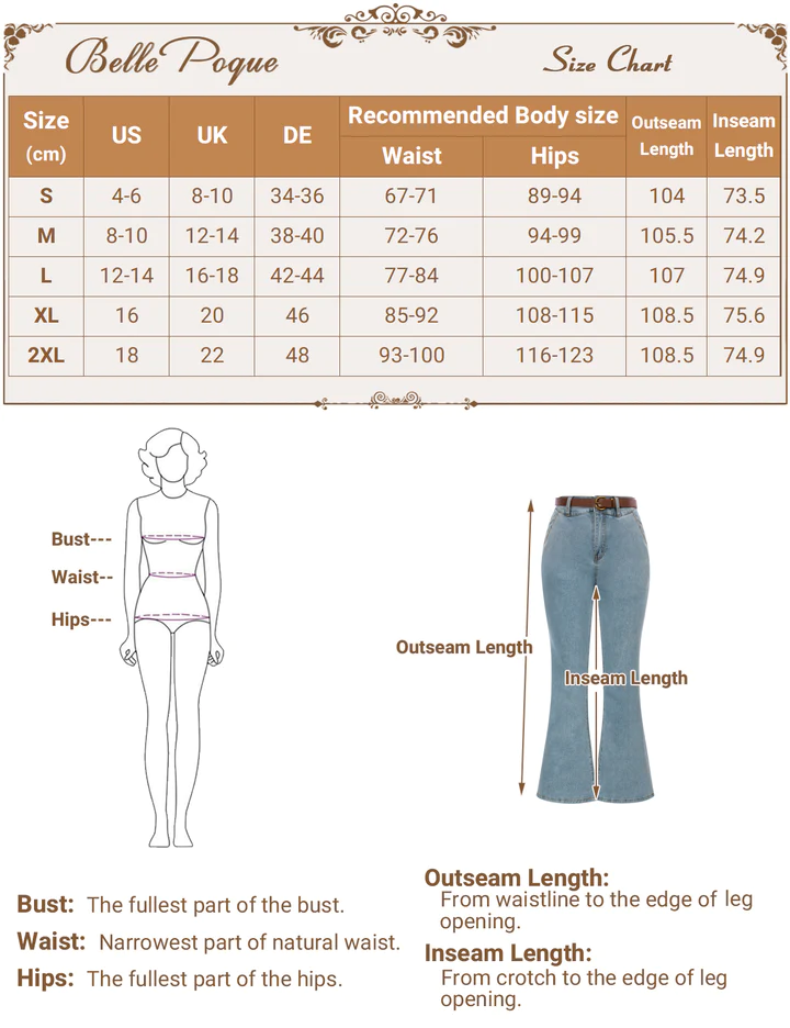 belle poque BellePoque's Vintage Pants Hot Sale