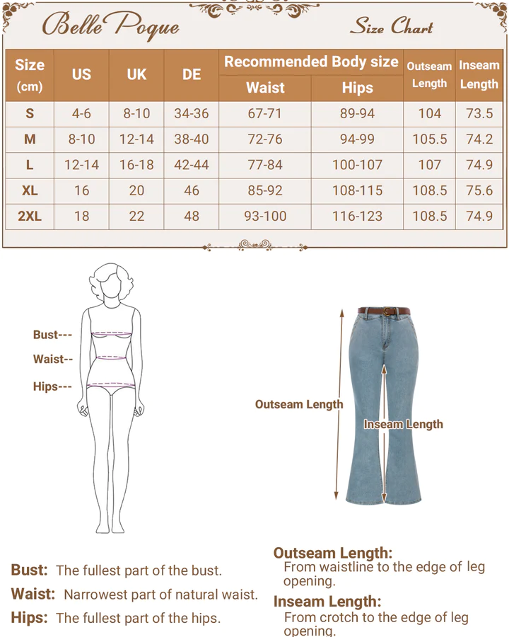 belle poque BellePoque's Vintage Pants Hot Sale