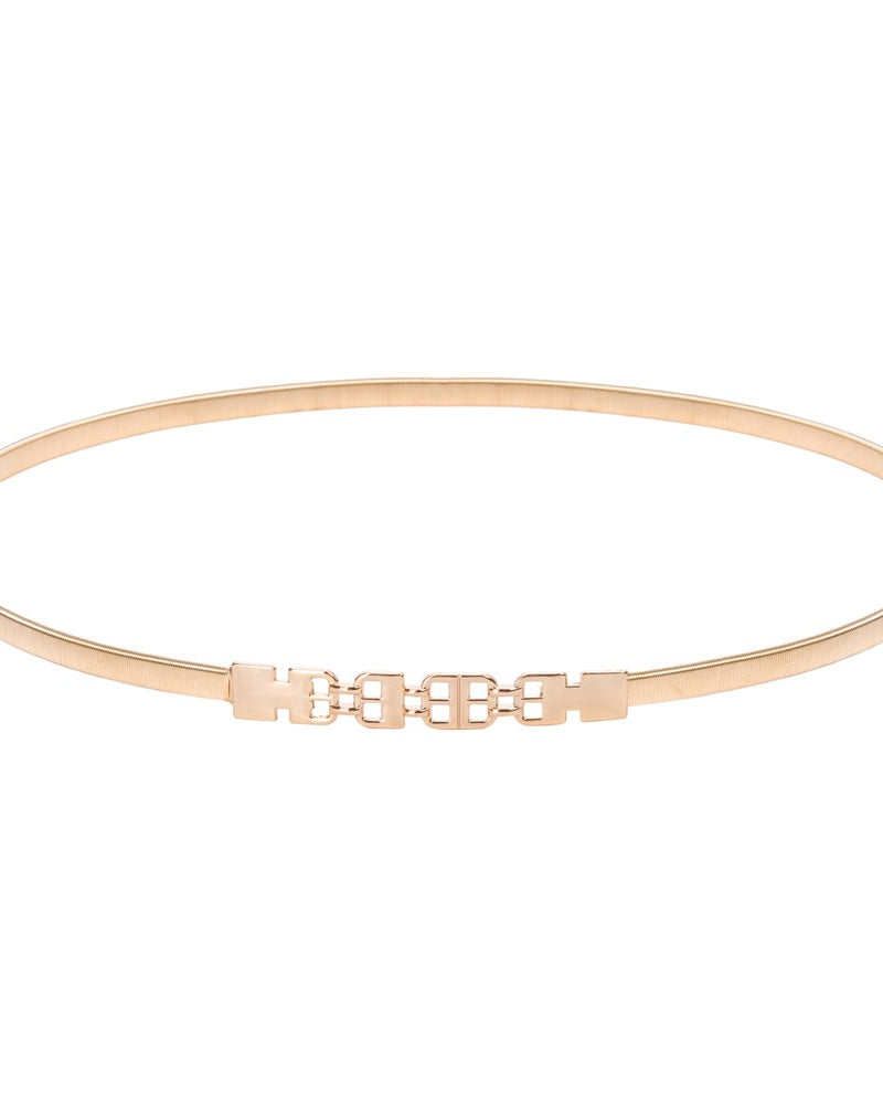 belle poque Skinny Punk Elastic Alloy Belt set6