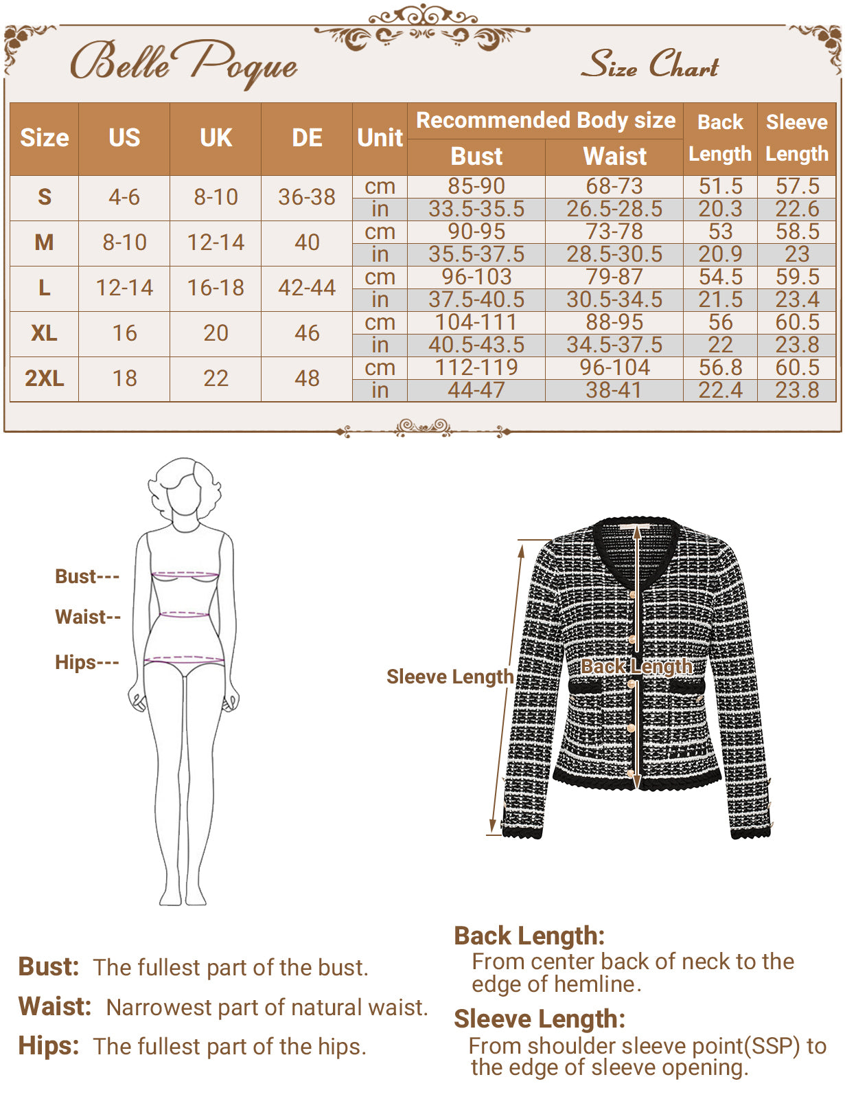 belle poque Contrast Color Cardigan Long Sleeve V-Neck Cable Knitted Sweater