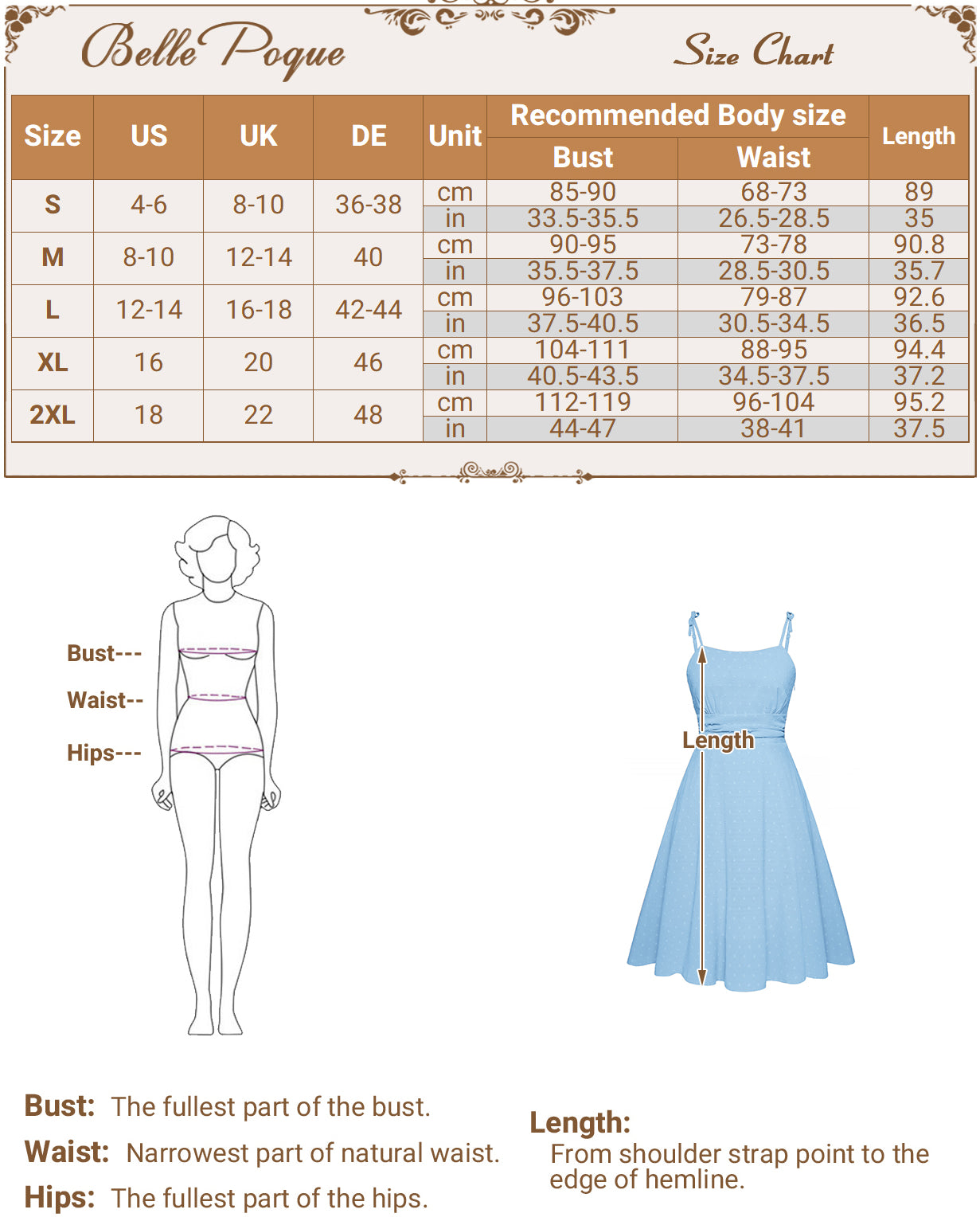 belle poque BP Women Vintage Swiss Dots Dress Spaghetti Straps Flared A-Line Dress