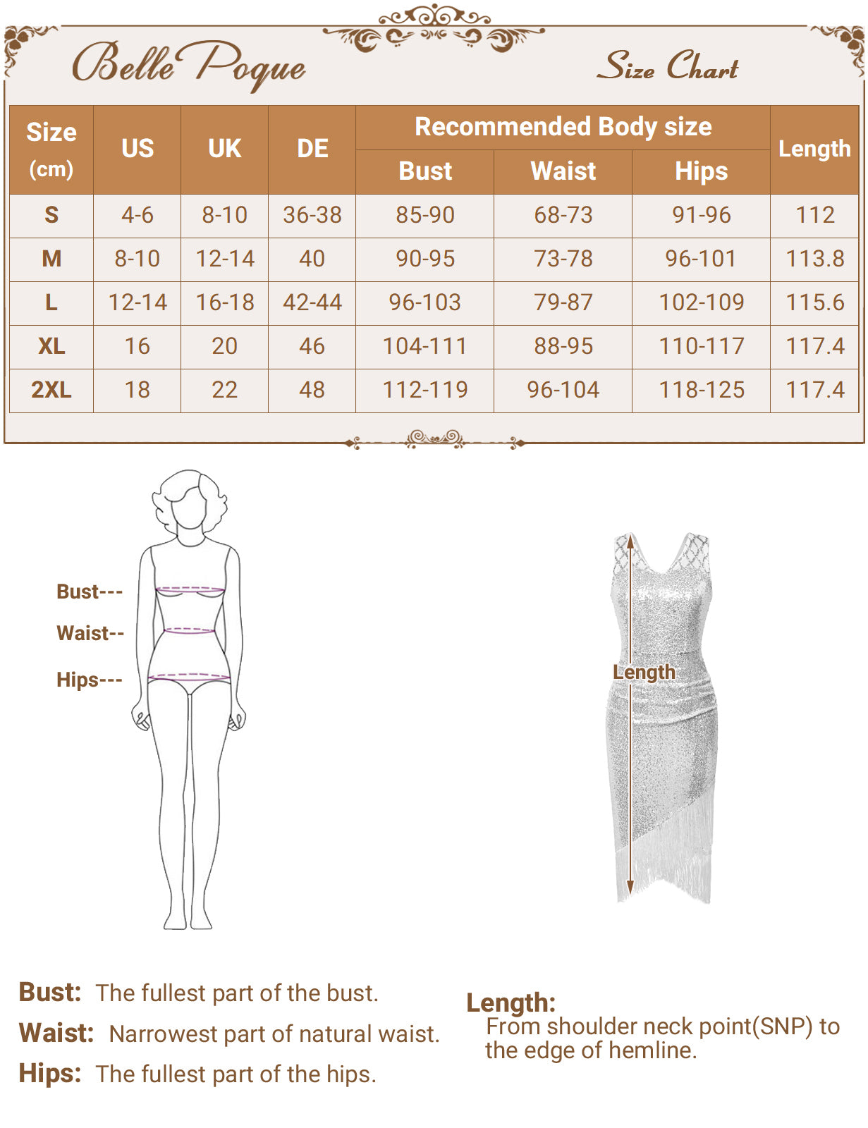 belle poque Sequin Dress Simple 1920s Flapper Cocktail Party Dresses