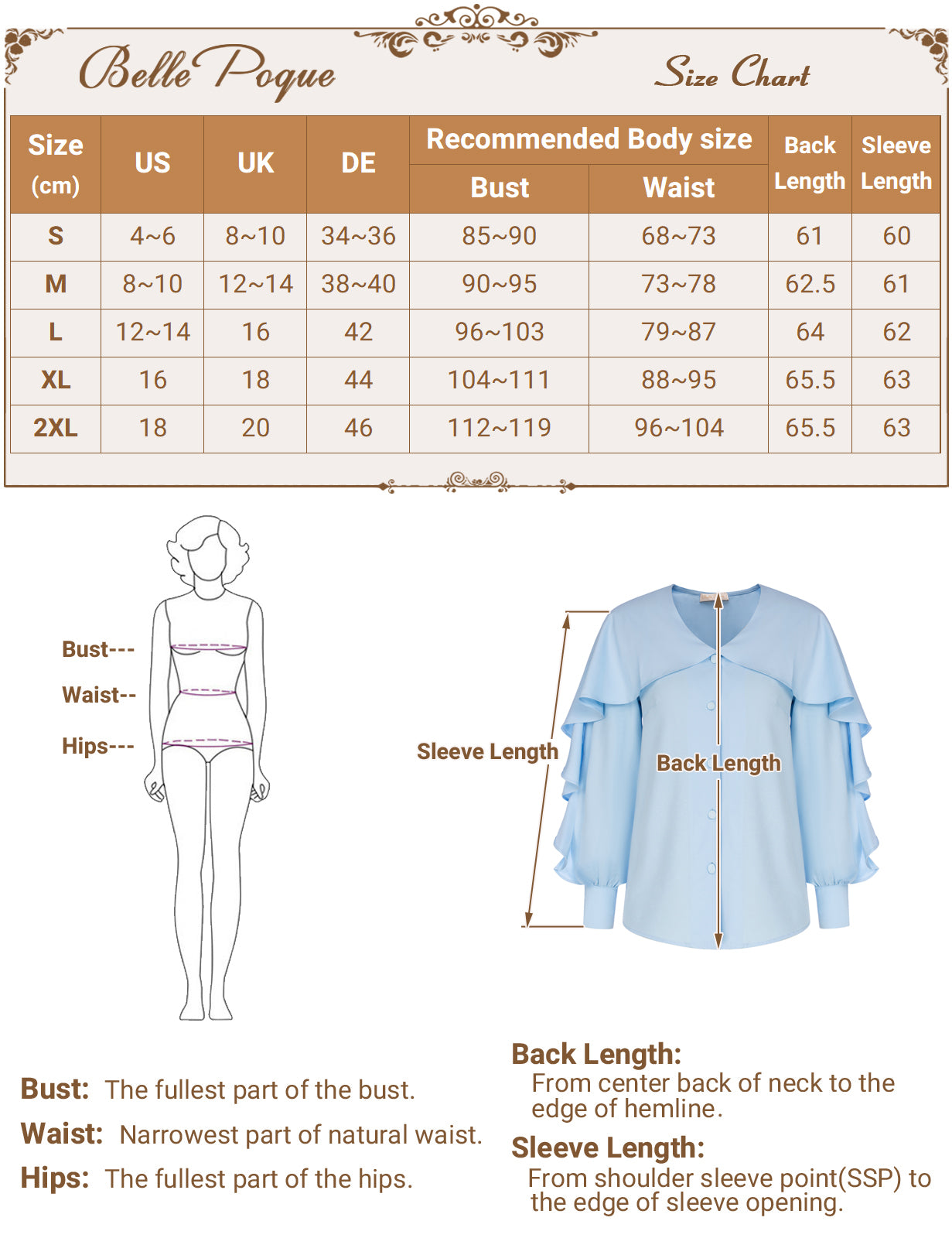 belle poque Seckill Offer⌛Ruffle Decorated Shirt Long Sleeve V-Neck Button-up Tops