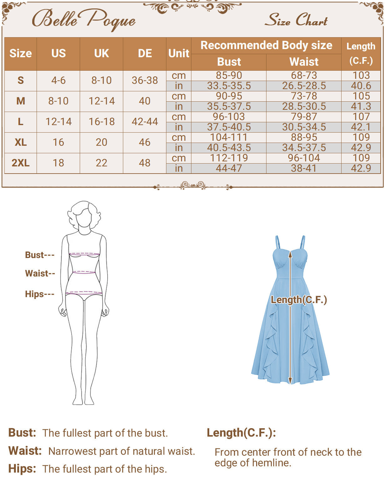 belle poque Sun Dresses for Women 2025 Boho Midi Fairy Wedding Guest Dresses