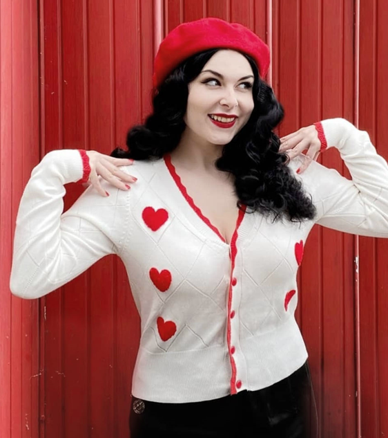 belle poque Long Sleeve V-Neck Button Down Cropped Sweater Cardigan