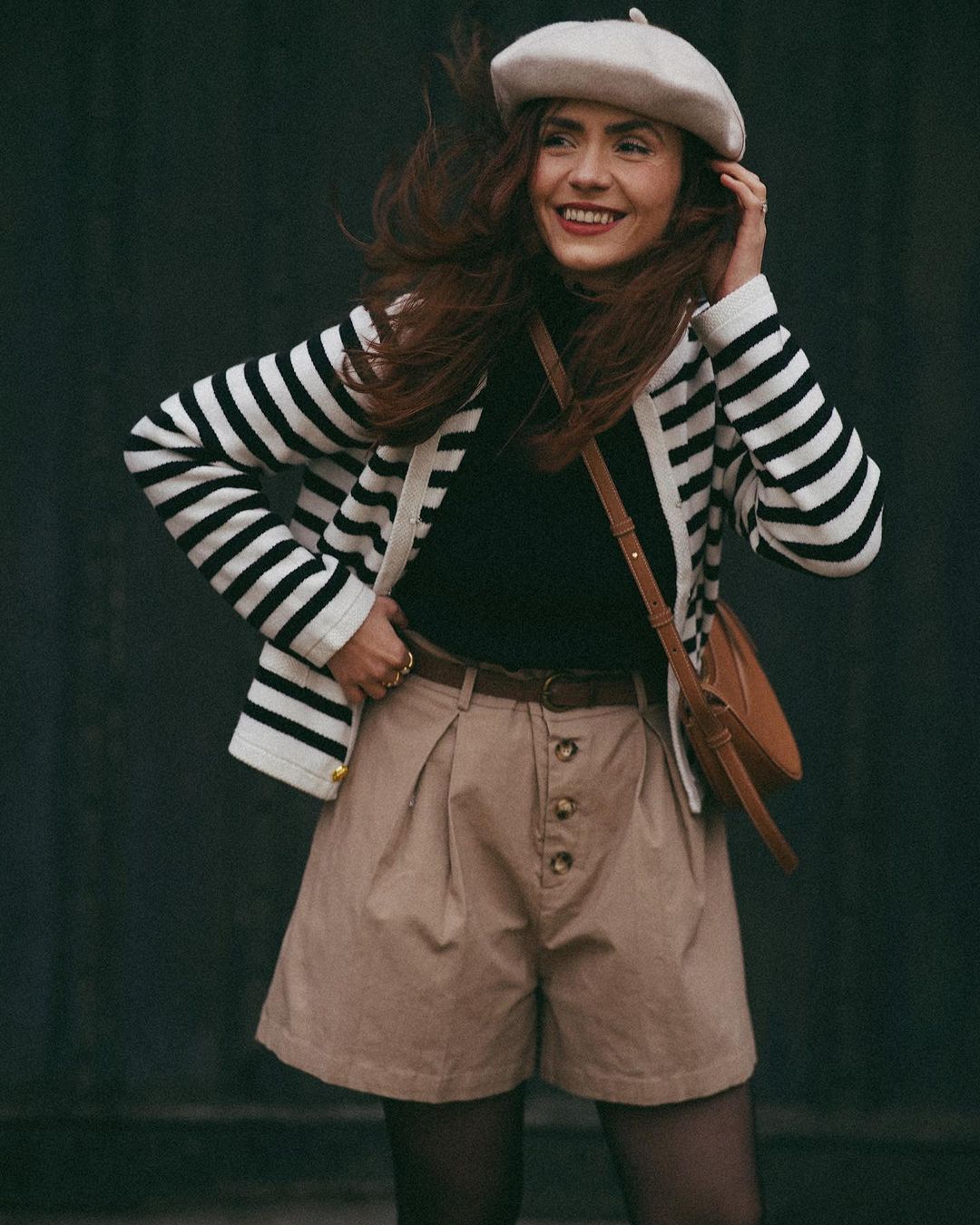 belle poque Womens Shorts Casual High Waisted Summer Pleated Wide Leg Shorts with Pockets and Belt