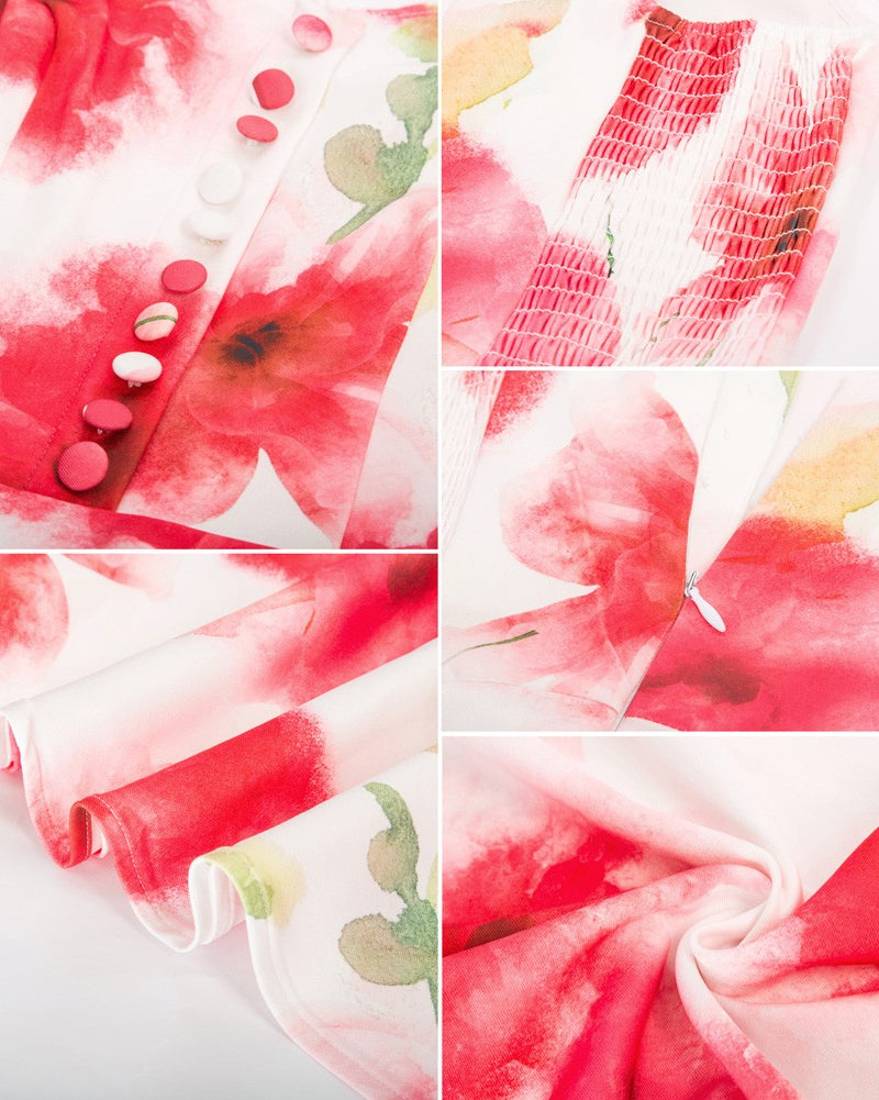 belle poque 1950s Retro Vintage Sleeveless Homecoming Dresses Cocktail Party