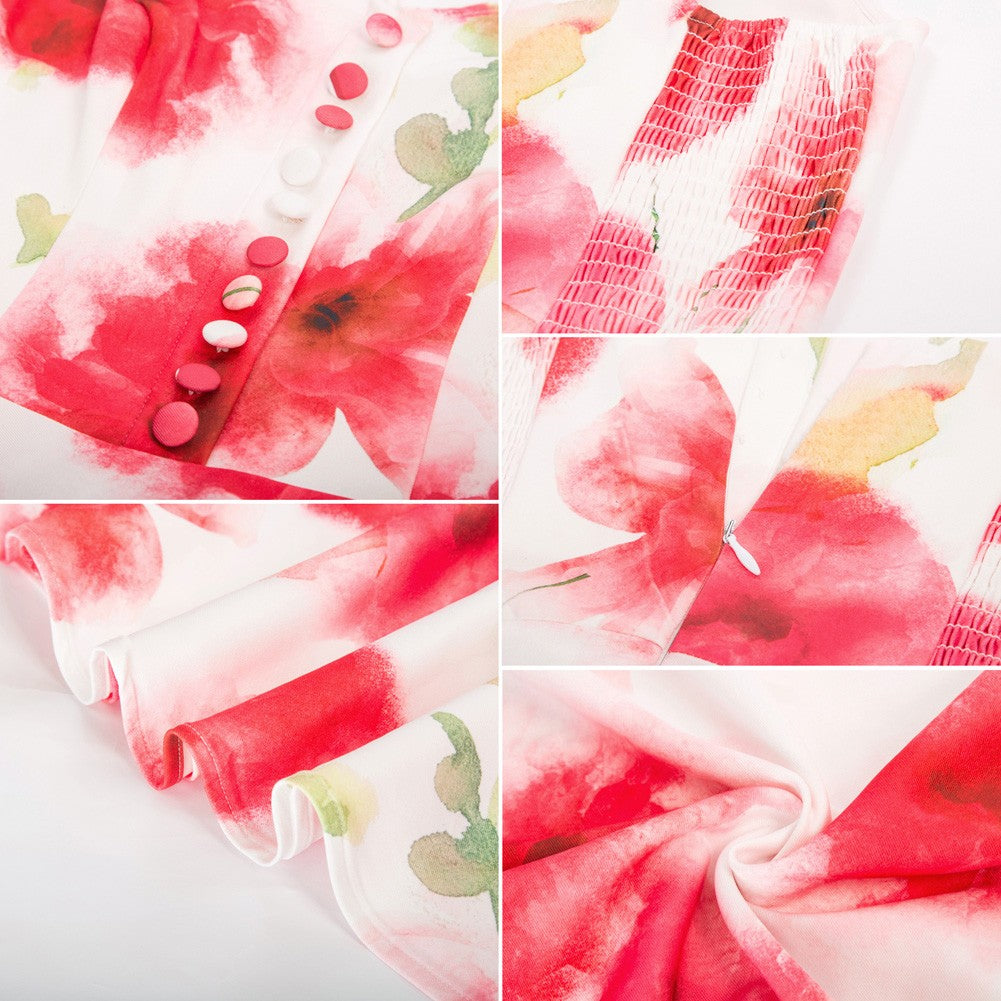 belle poque 1950s Retro Vintage Sleeveless Homecoming Dresses Cocktail Party