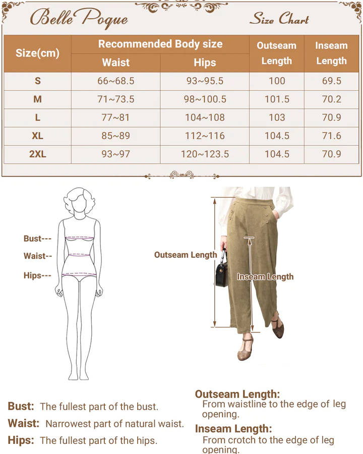 belle poque BellePoque's Vintage Pants Hot Sale