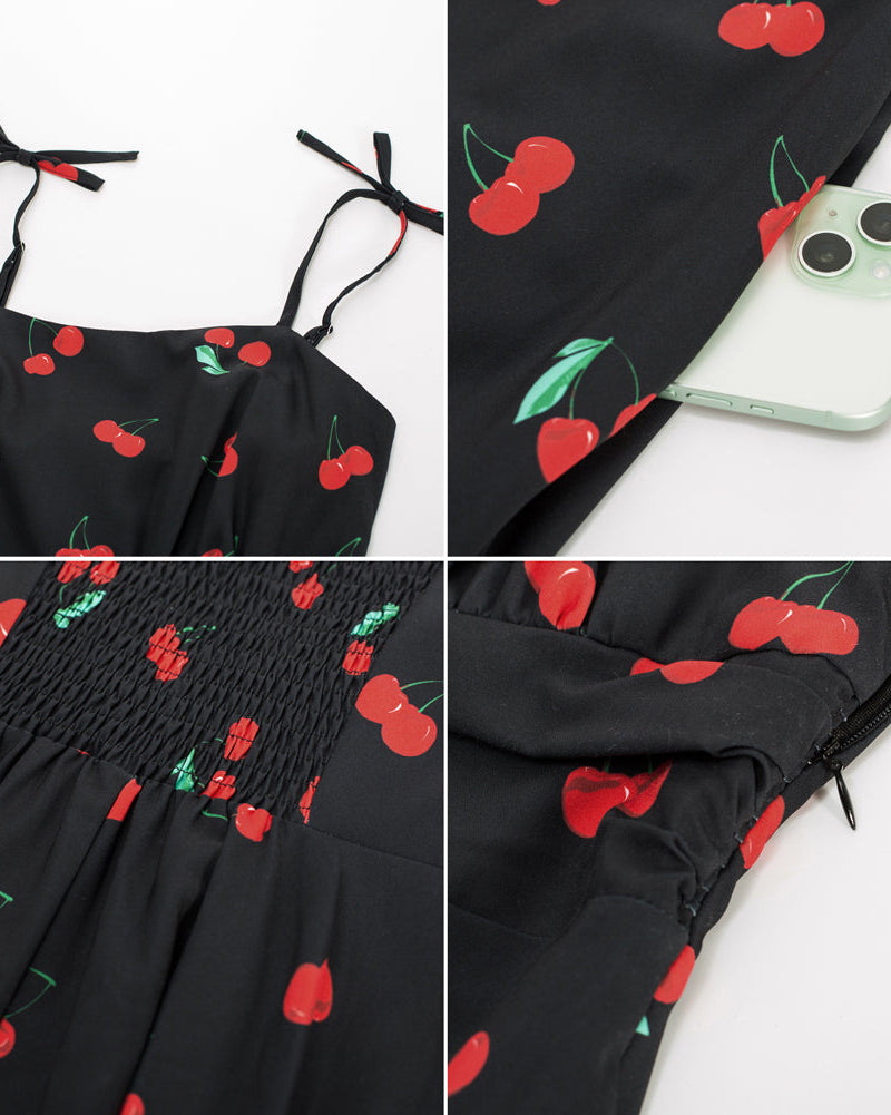 belle poque Summer Slip Dresses for Women Spaghetti Strap Midi Sun Dress Cute Casual Dress with Pockets