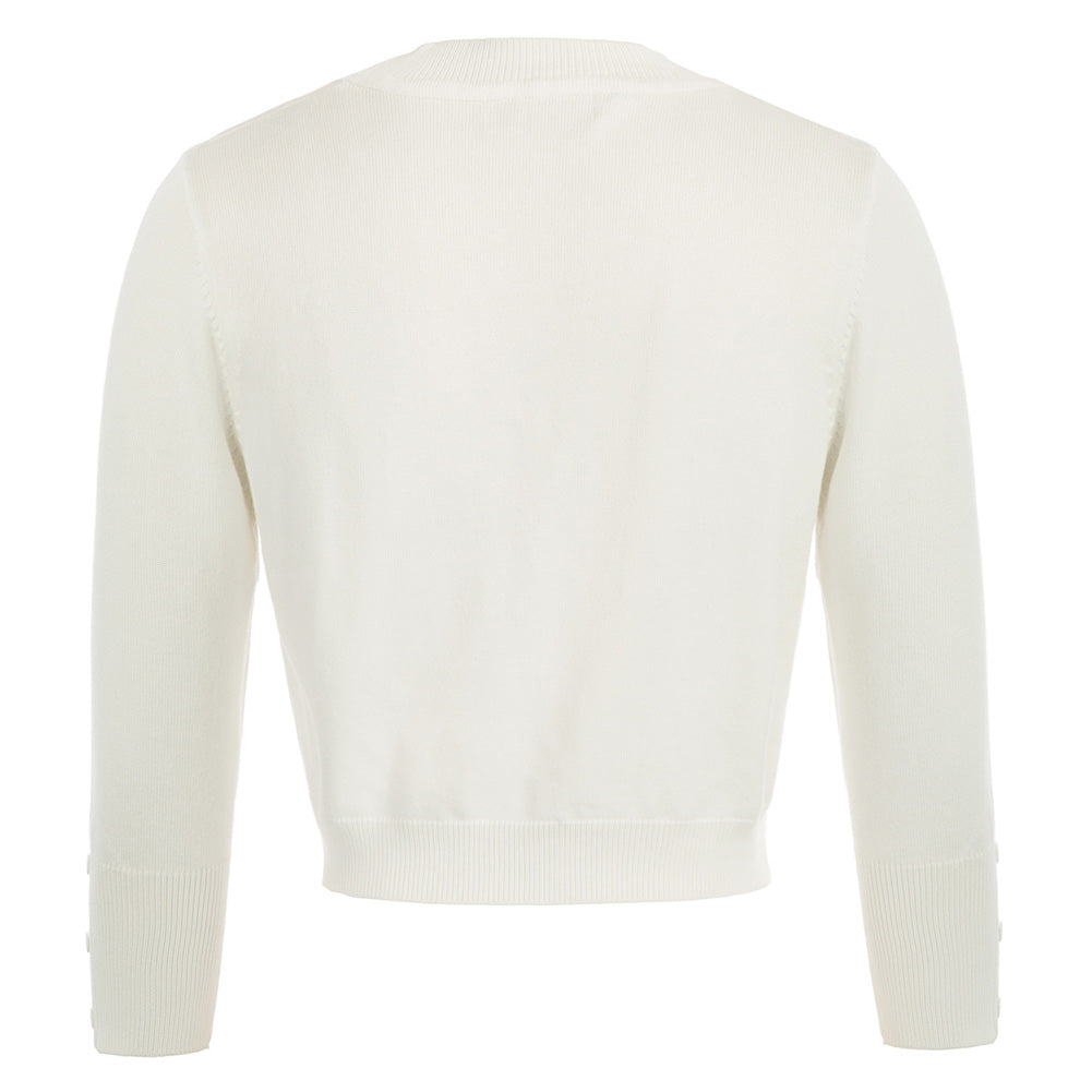 belle poque 3/4 Sleeve Bolero Shrug Open Front Knit Cropped Cardigan Sweater