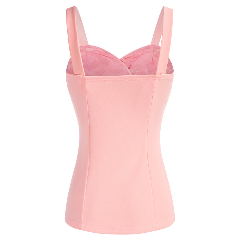 belle poque Seckill Offer⌛Solid Clolor Surplice V-Neck Tops Slim Fit Ruched Bodice Tops