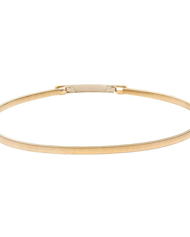 belle poque Skinny Punk Elastic Alloy Belt